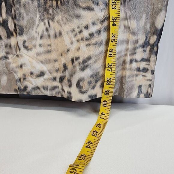 Eliza J Size 14 NWT Knee Length Animal Print Jeweled Dress S MISSING Jewel - Picture 3 of 8